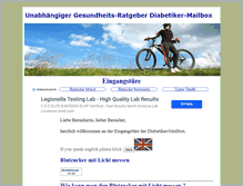Tablet Screenshot of diabetiker-mailbox.com